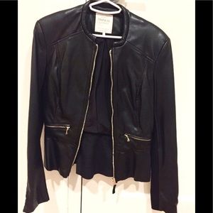 Zara Black Leather Jacket